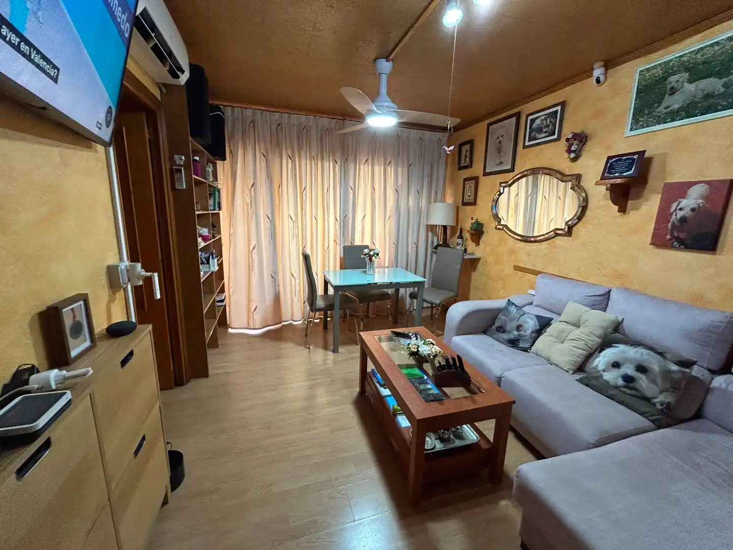 Sala d'estar de Pis en venda en Mejorada del Campo amb Aire condicionat i Forn