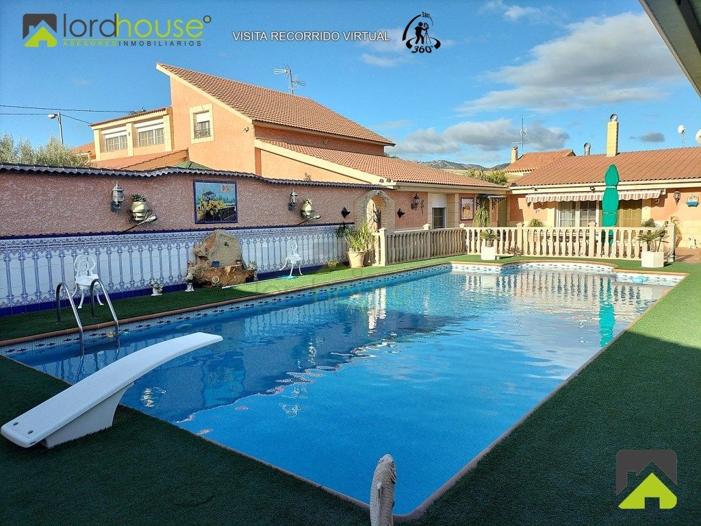 Swimming pool of House or chalet for sale in Lorca