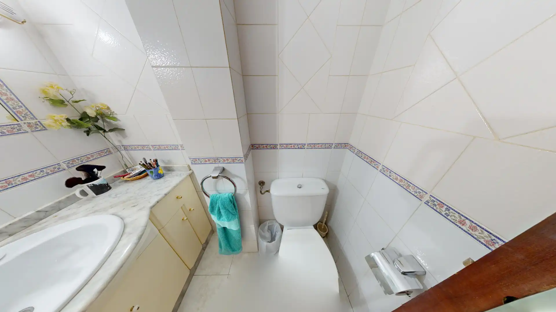 Baño de Casa o chalet en venta en Alicante / Alacant con Aire acondicionado, Jardín privado y Terraza