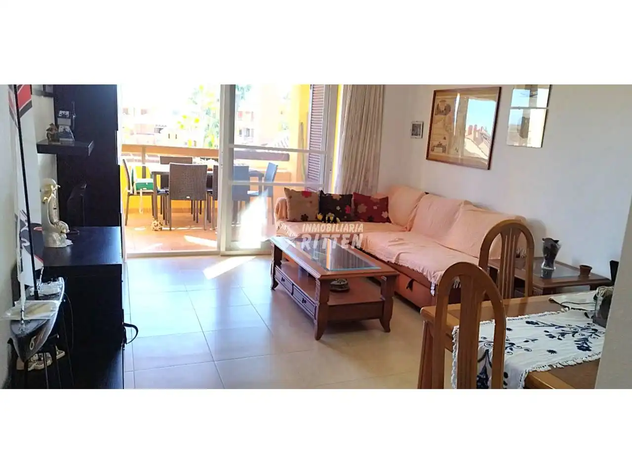 Sala de estar de Ático en venta en Cartagena con Terraza, Balcón y Piscina comunitaria