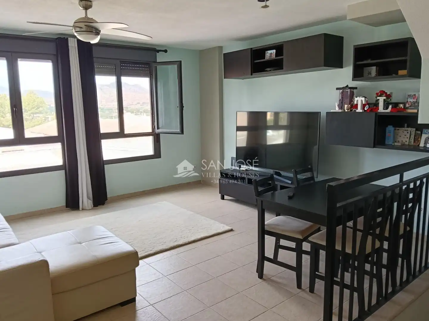 Living room of Flat for sale in Aspe  with Terrace and Storage room