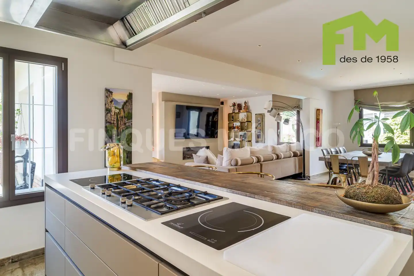 Cocina de Casa o chalet en venta en El Masnou con Aire acondicionado, Calefacción y Jardín privado
