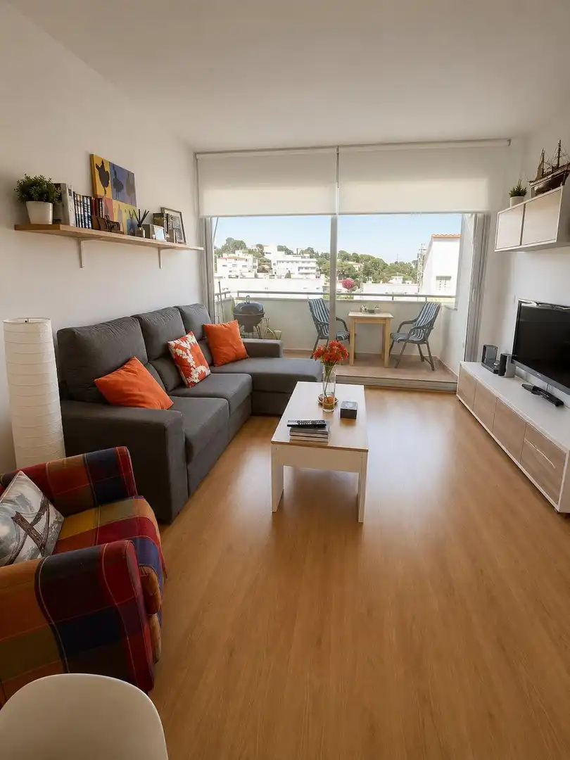 Sala d'estar de Àtic en venda en Llançà amb Aire condicionat, Terrassa i Traster