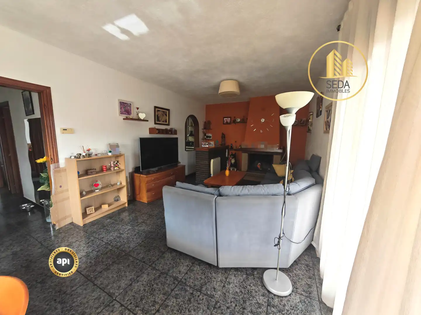 Sala de estar de Casa o chalet en venta en Llinars del Vallès con Calefacción y Terraza