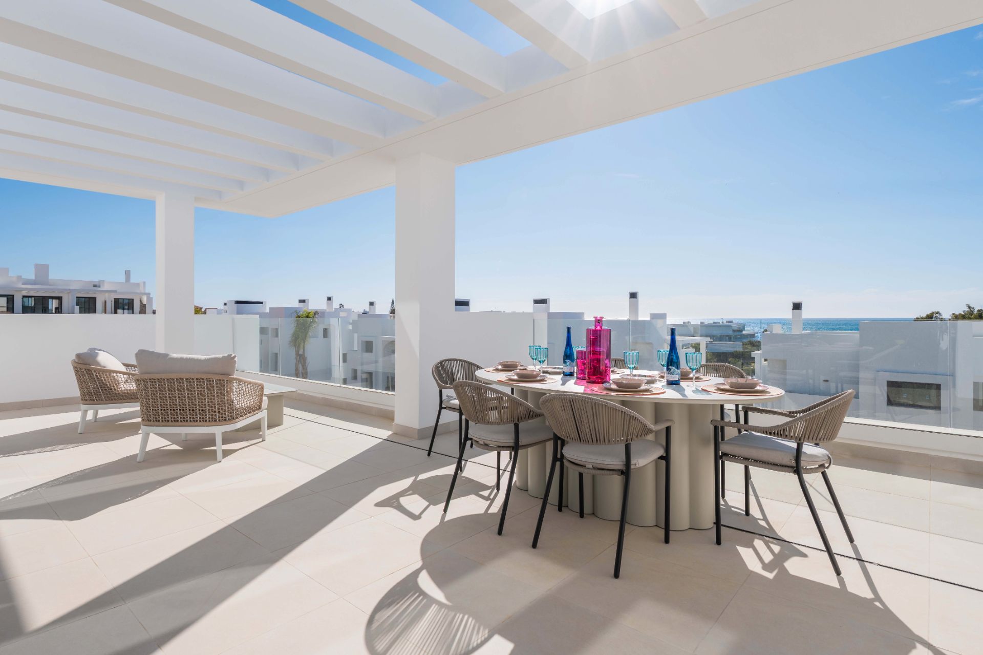 Terrace of Attic for sale in Estepona  with Air Conditioner, Heating and Terrace