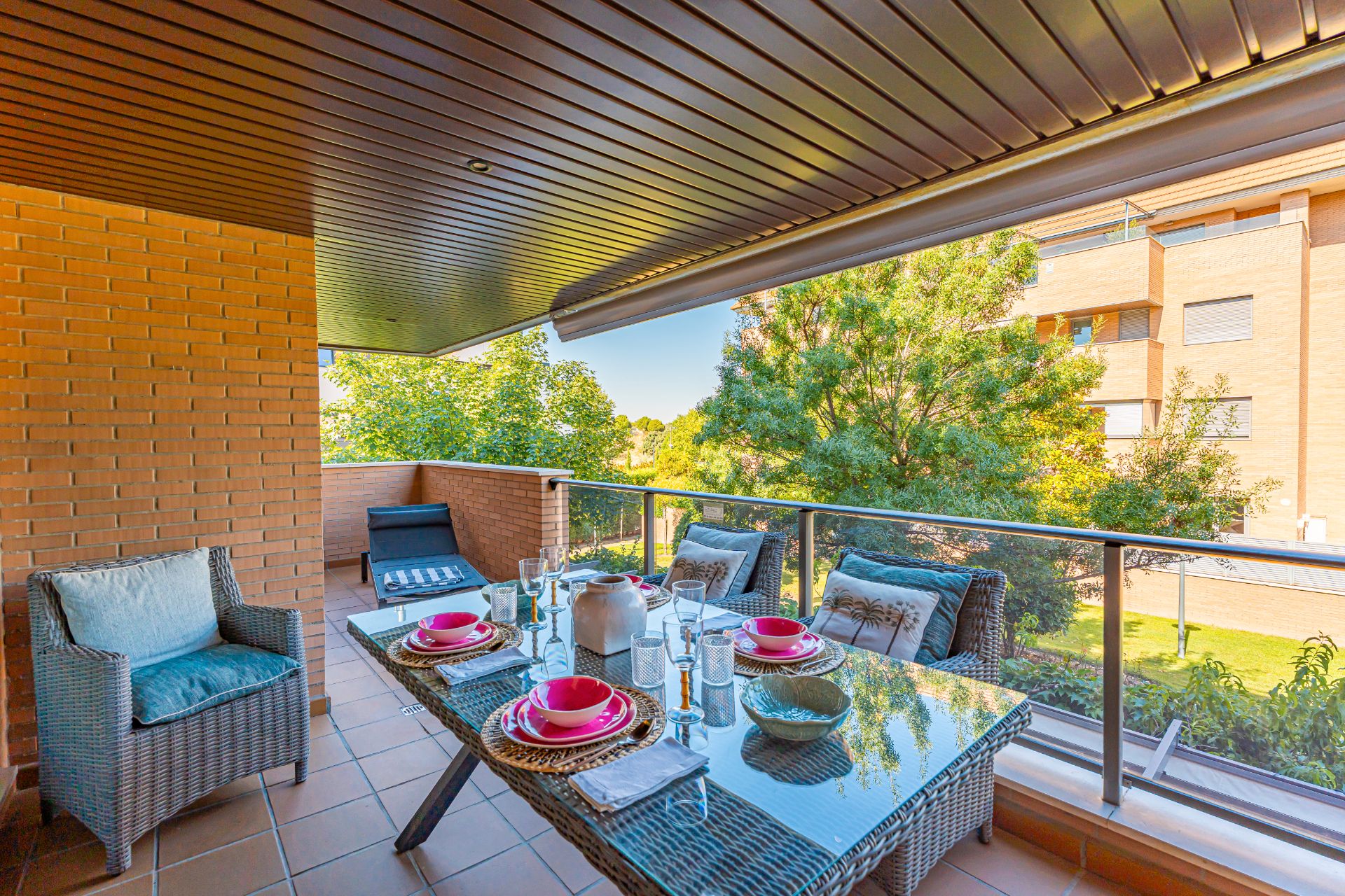 Terrace of Flat for sale in Boadilla del Monte  with Air Conditioner, Heating and Parquet flooring