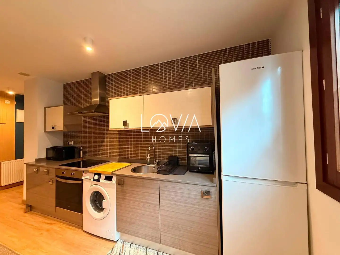 Kitchen of Flat for sale in Gijón   with Heating and Furnished