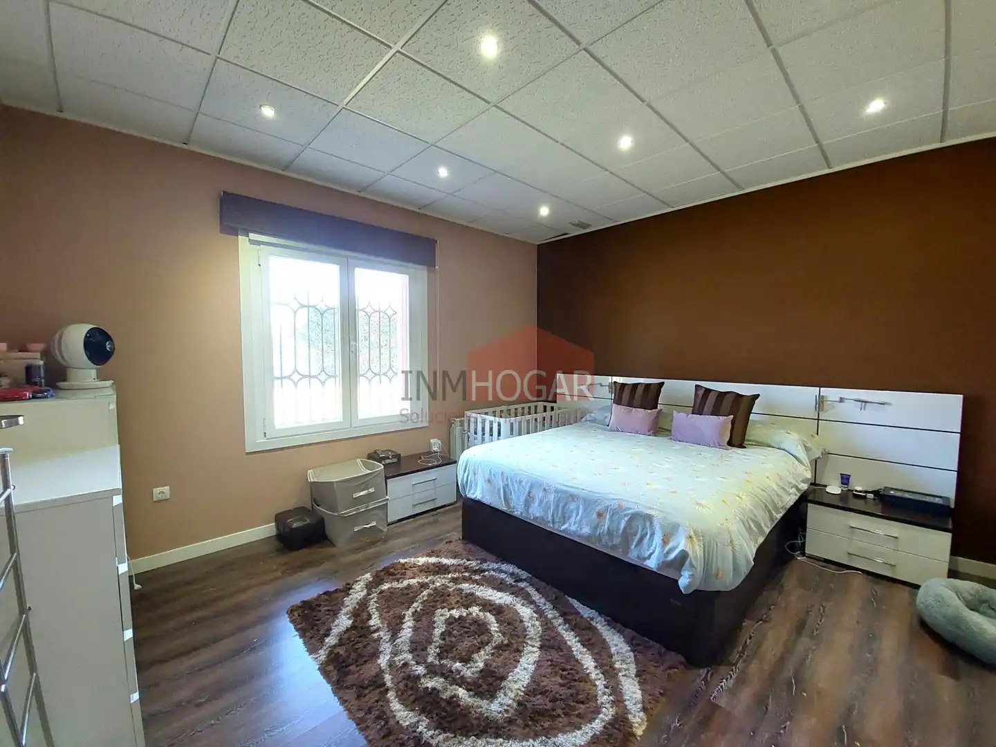 Bedroom of Houses for sale in Sanchidrián  with Private garden, Parquet flooring and Terrace