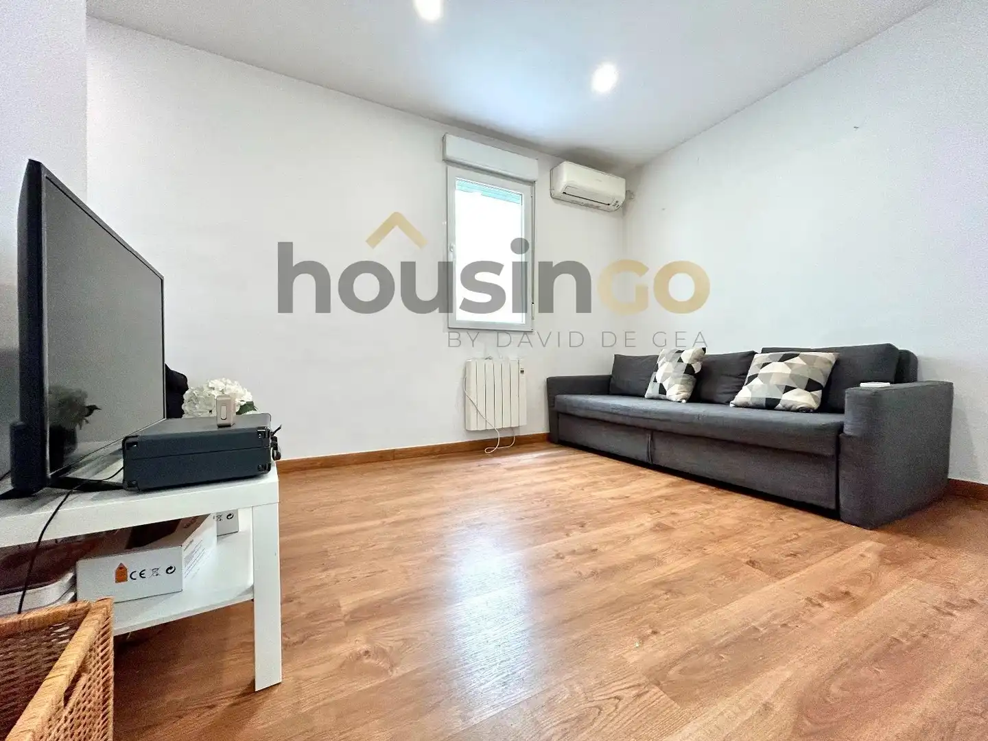 Wohnzimmer von Wohnung zur Miete in Madrid mit Klimaanlage, Heizung und Möbliert