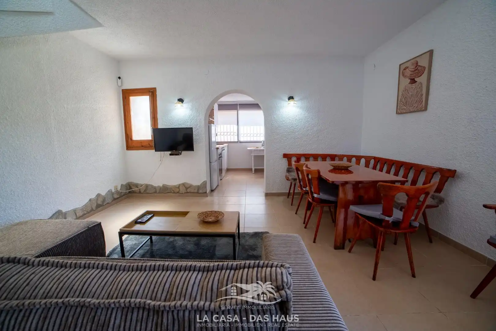 Sala d'estar de Casa o xalet en venda en Lloret de Mar amb Jardí privat, Terrassa i Balcó