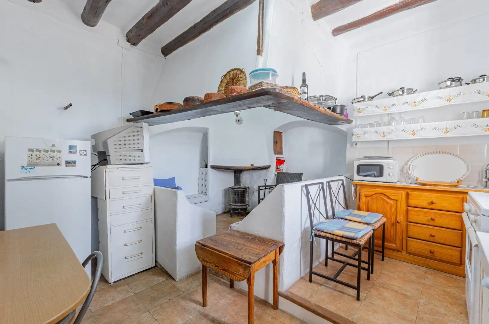 Cocina de Finca rústica en venta en Puigpunyent con Jardín privado, Terraza y Trastero