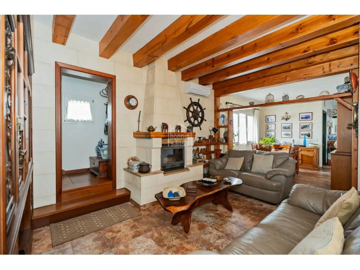 Sala de estar de Casa o chalet en venta en Es Mercadal con Calefacción, Jardín privado y Terraza