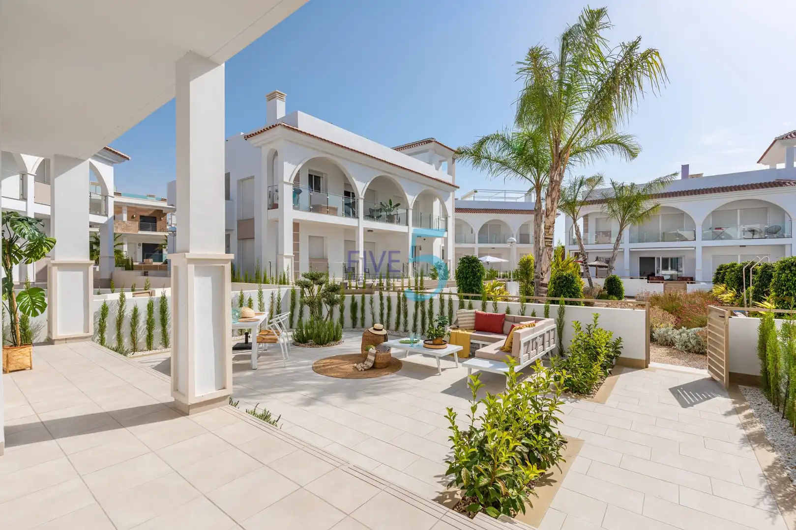 Terrace of Flat for sale in Rojales  with Swimming Pool