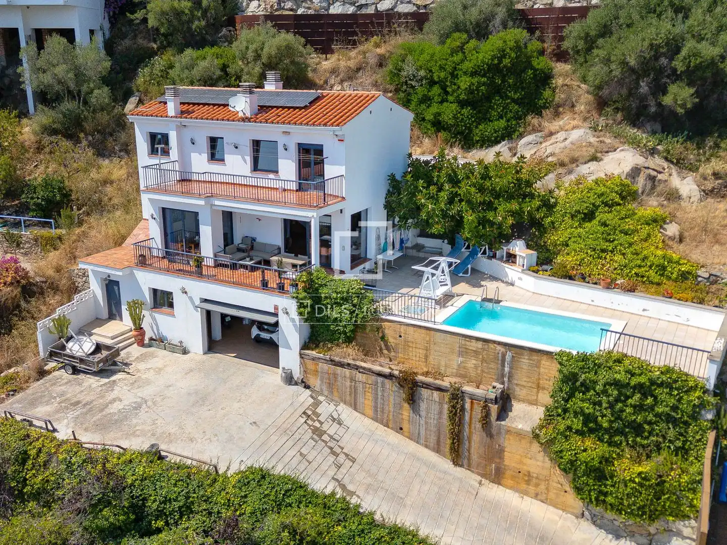 Vista exterior de Casa o chalet en venta en Roses con Calefacción, Jardín privado y Terraza