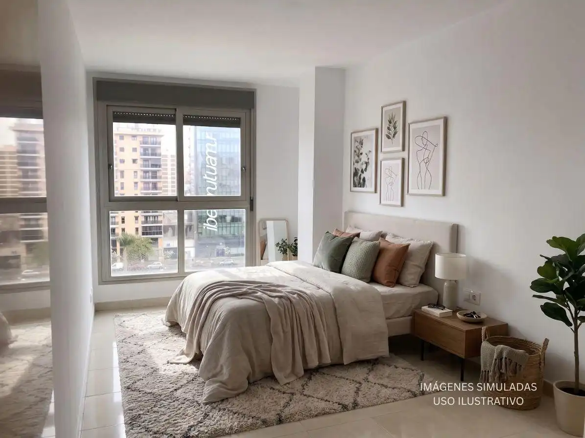 Bedroom of Flat for sale in Alicante / Alacant  with Community pool
