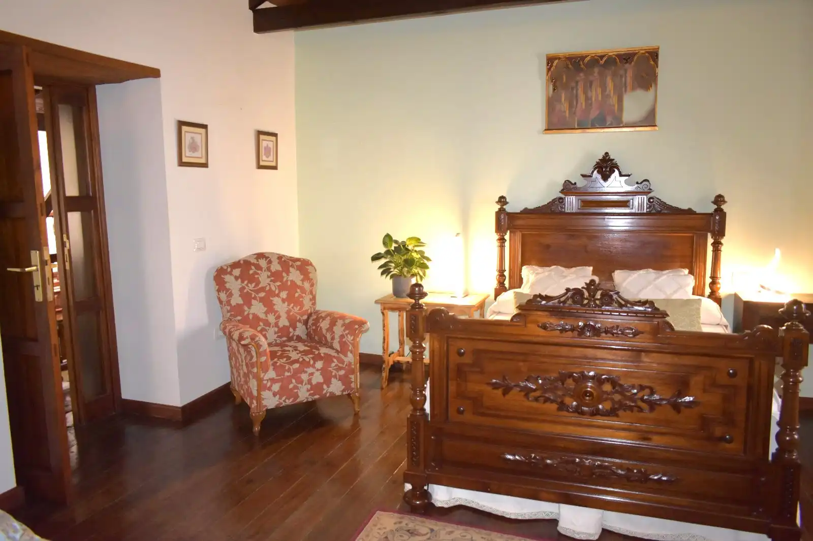 Habitación de Casa adosada en venta en Teror con Parquet, Terraza y Amueblado