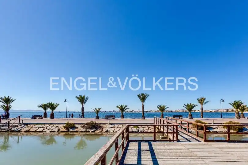 Vista exterior de Casa o chalet en venta en San Pedro del Pinatar con Aire acondicionado, Calefacción y Jardín privado