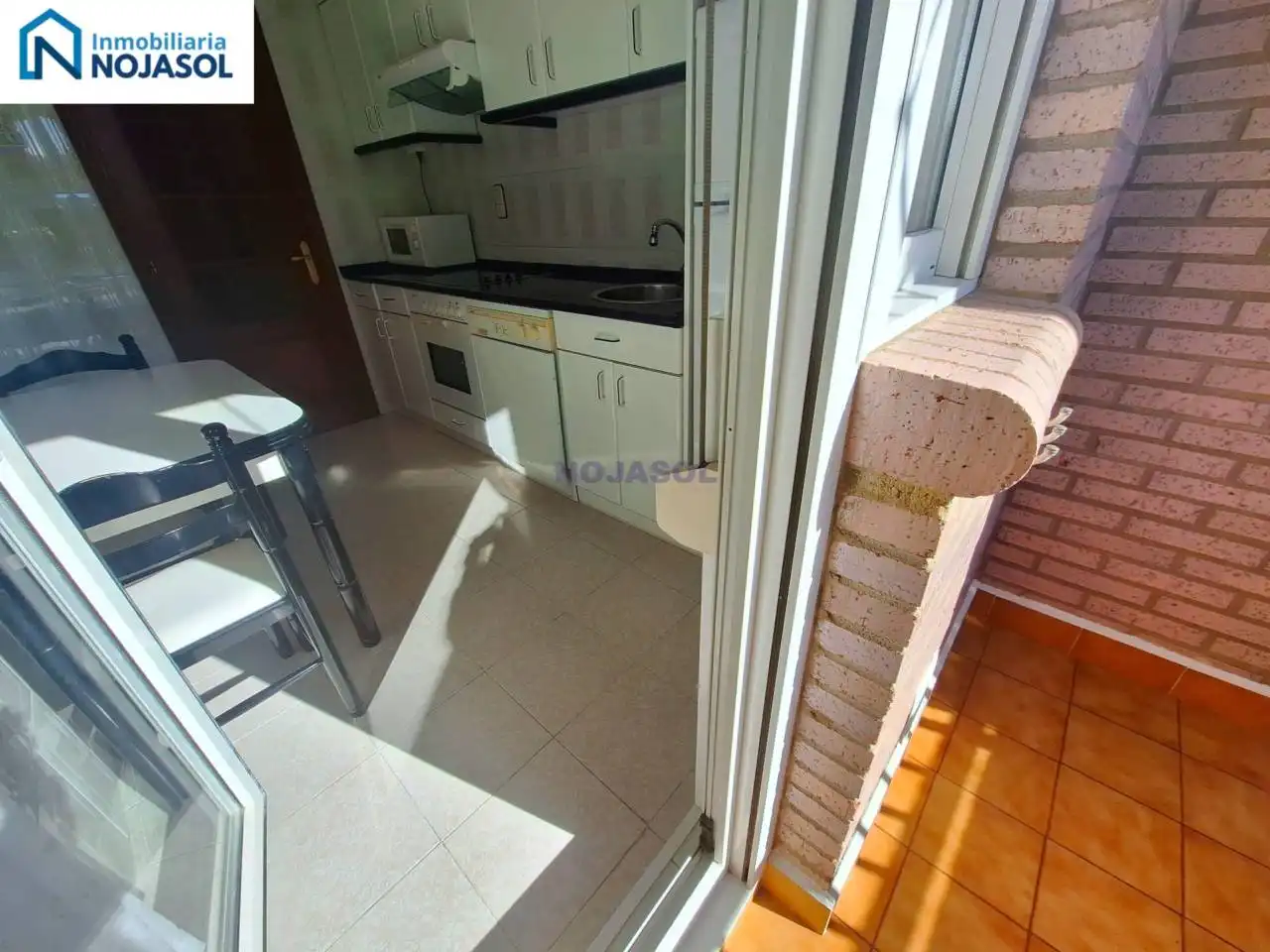 Cocina de Piso de alquiler en Noja con Terraza y Amueblado