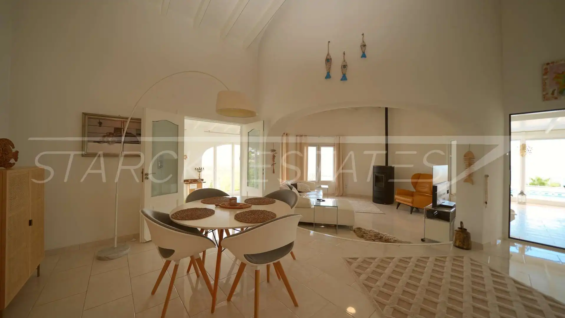 Sala d'estar de Casa o xalet en venda en La Vall d'Ebo amb Aire condicionat, Jardí privat i Piscina