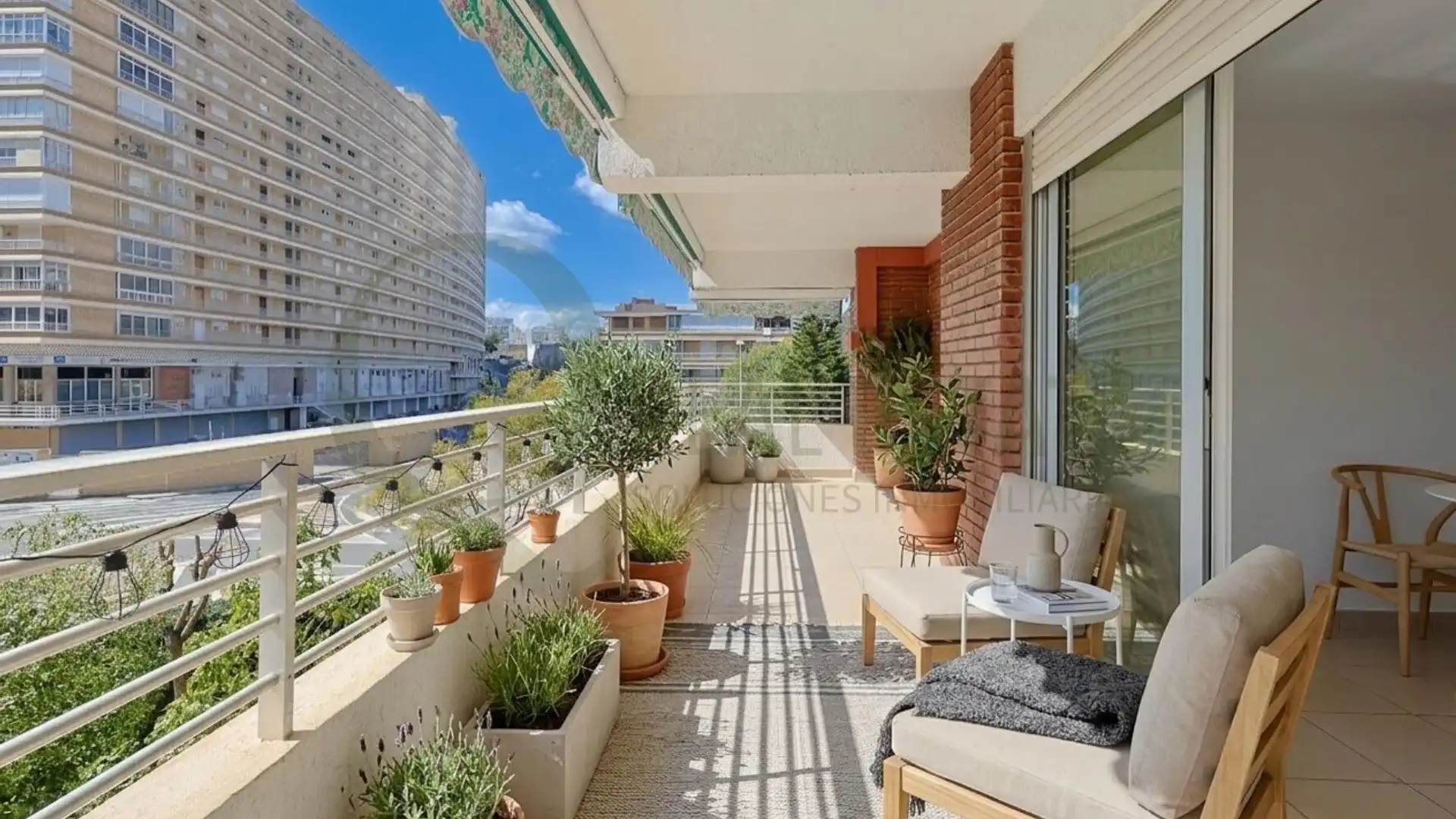 Terrace of Flat for sale in Alicante / Alacant  with Private garden, Terrace and Community pool