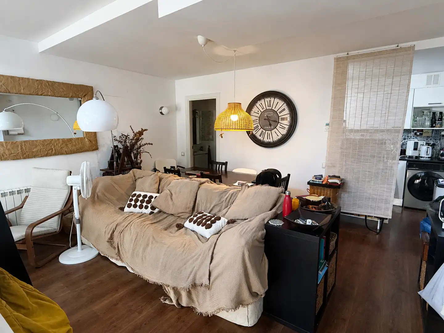 Wohnzimmer von Maisonette zum Verkauf in El Papiol mit Klimaanlage, Heizung und Parkett