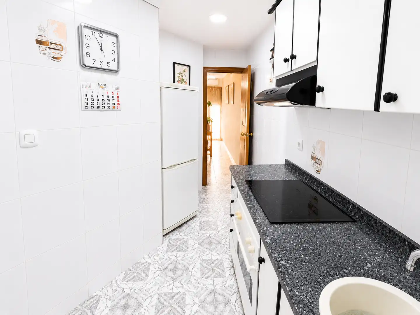 Cocina de Piso en venta en Santa Coloma de Gramenet con Aire acondicionado, Calefacción y Balcón
