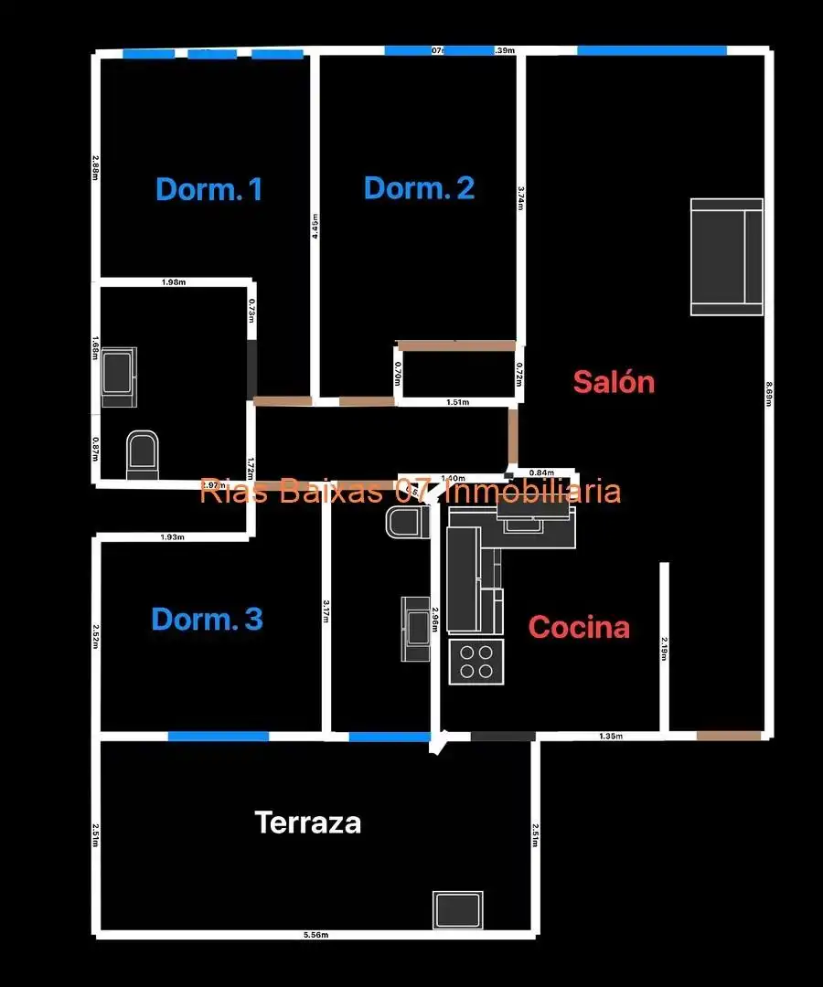Piso en venta en Vigo  con Calefacción, Terraza y Trastero