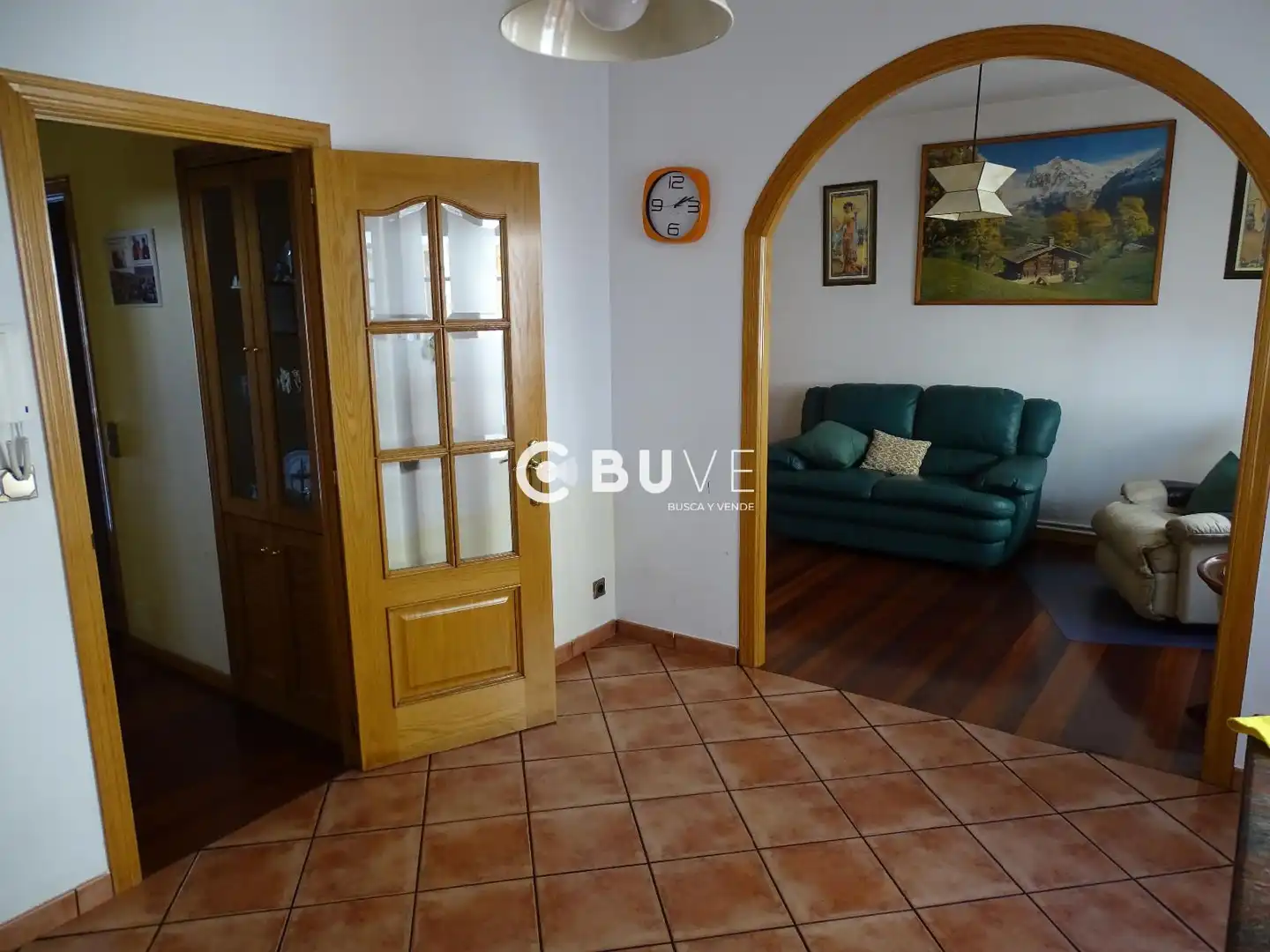 Sala d'estar de Pis en venda en Santiago de Compostela  amb Calefacció i Terrassa