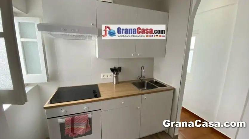 Cocina de Piso de alquiler en Granada con Terraza, Amueblado y Horno