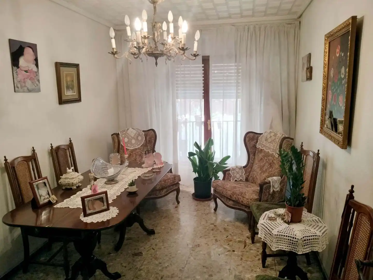 Sala de estar de Piso en venta en Elche / Elx con Amueblado