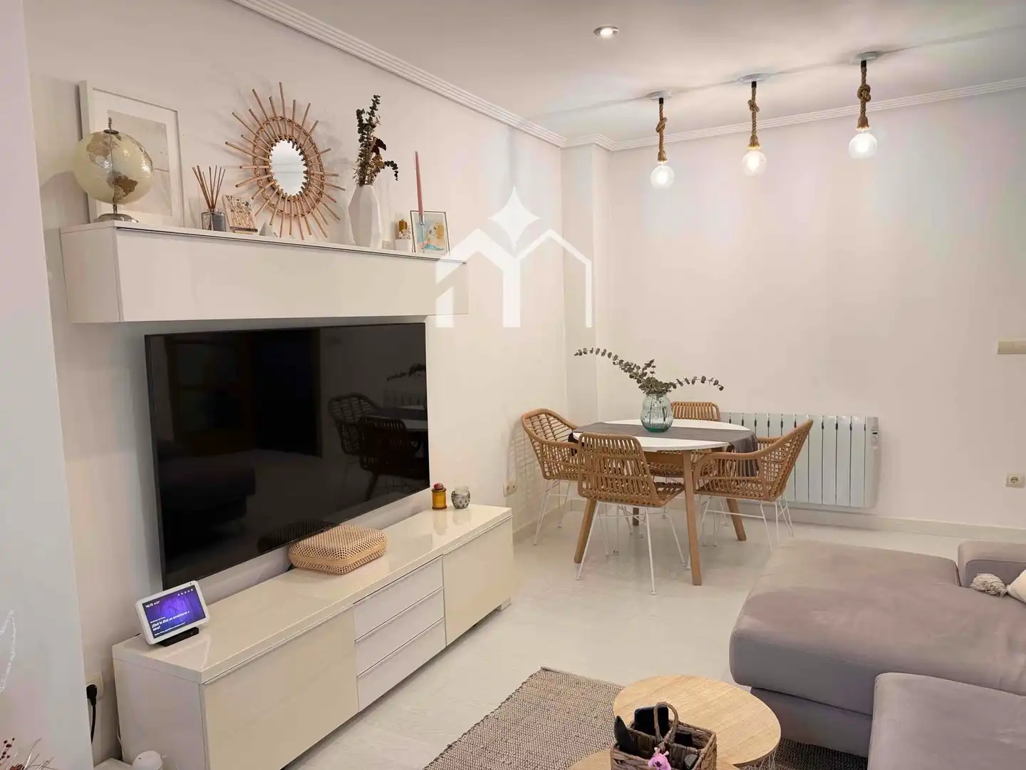 Sala de estar de Piso en venta en Moaña con Calefacción, Trastero y Piscina