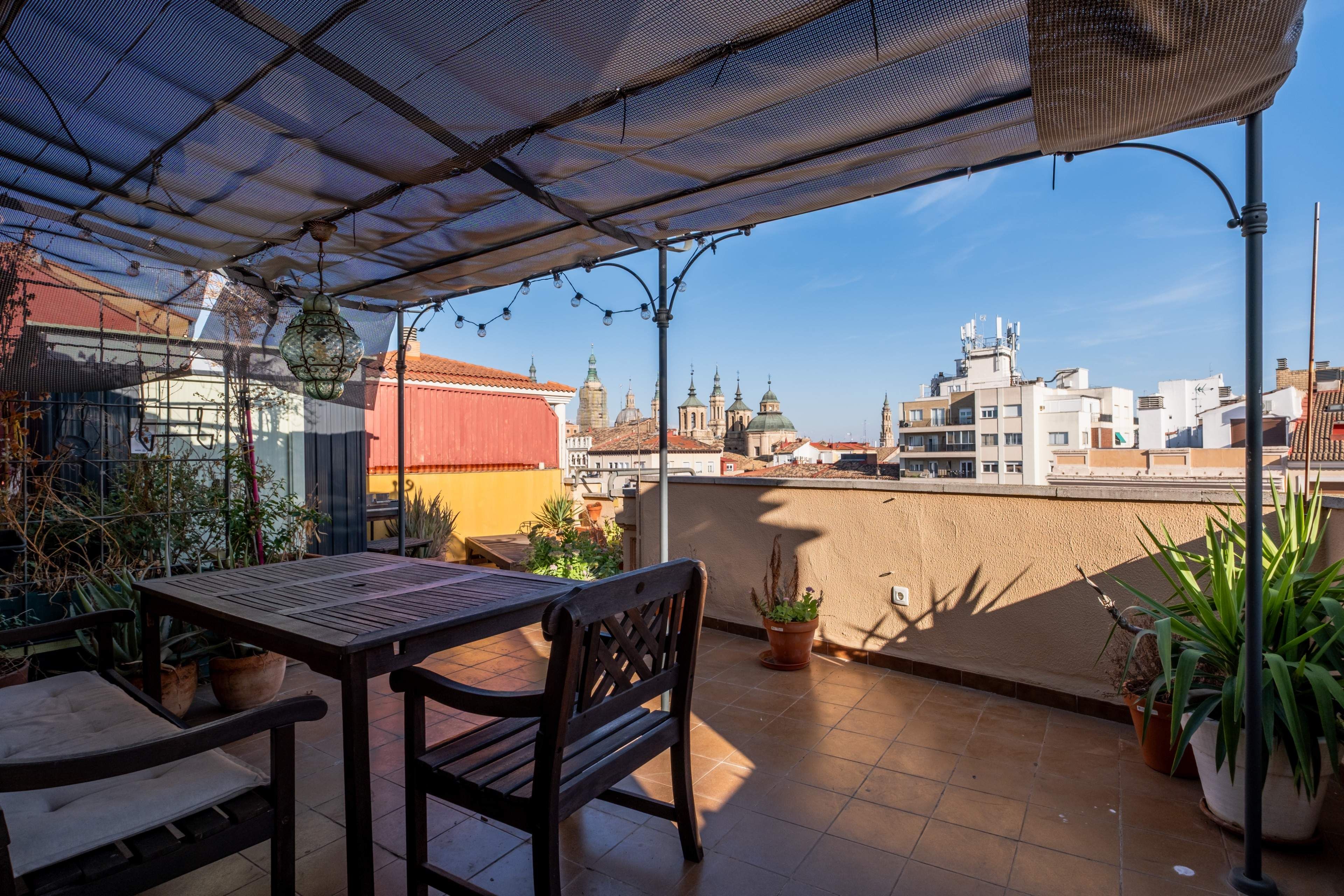Terrace of Flat to rent in  Zaragoza Capital  with Heating
