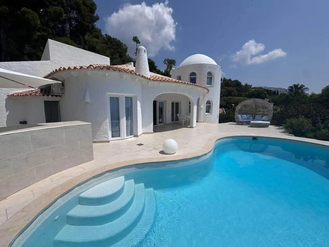 Swimming pool of Houses for sale in Altea  with Air Conditioner, Private garden and Terrace