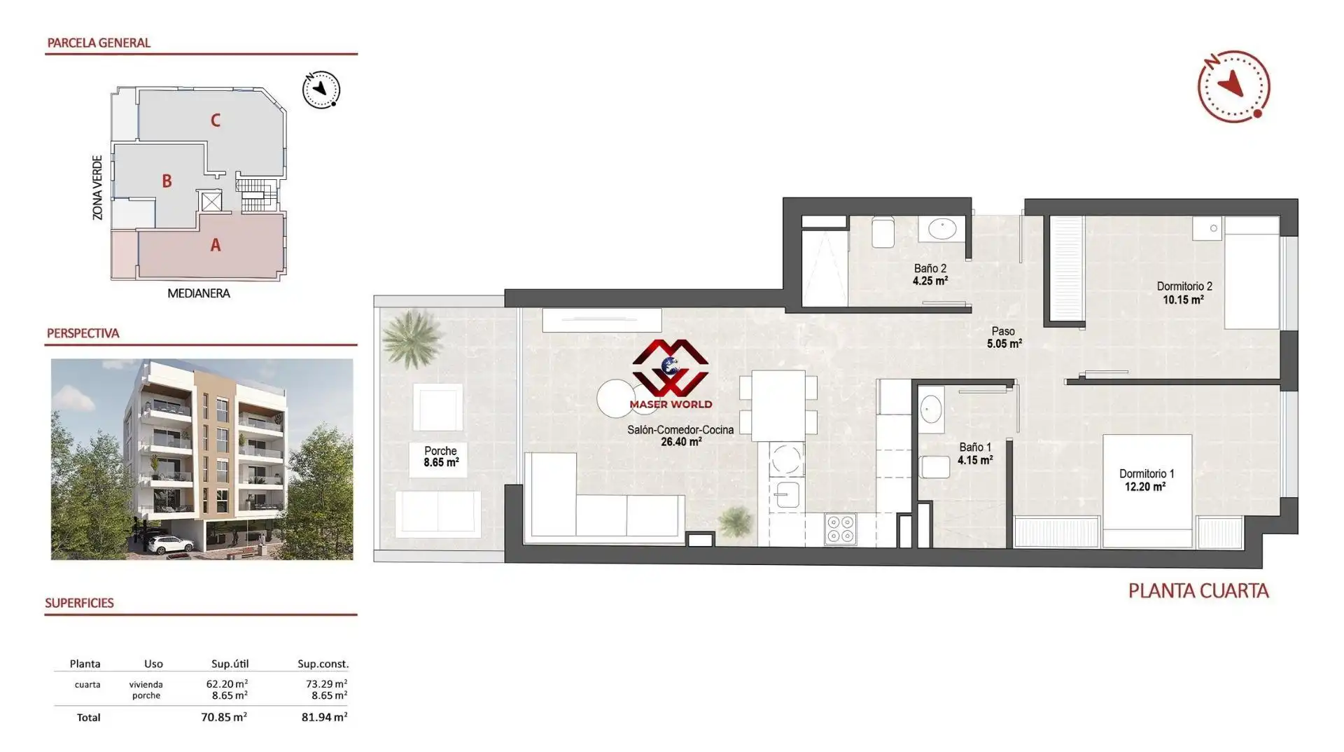 Attique avec piscine à vendre à Lo Pagán, imagen 15