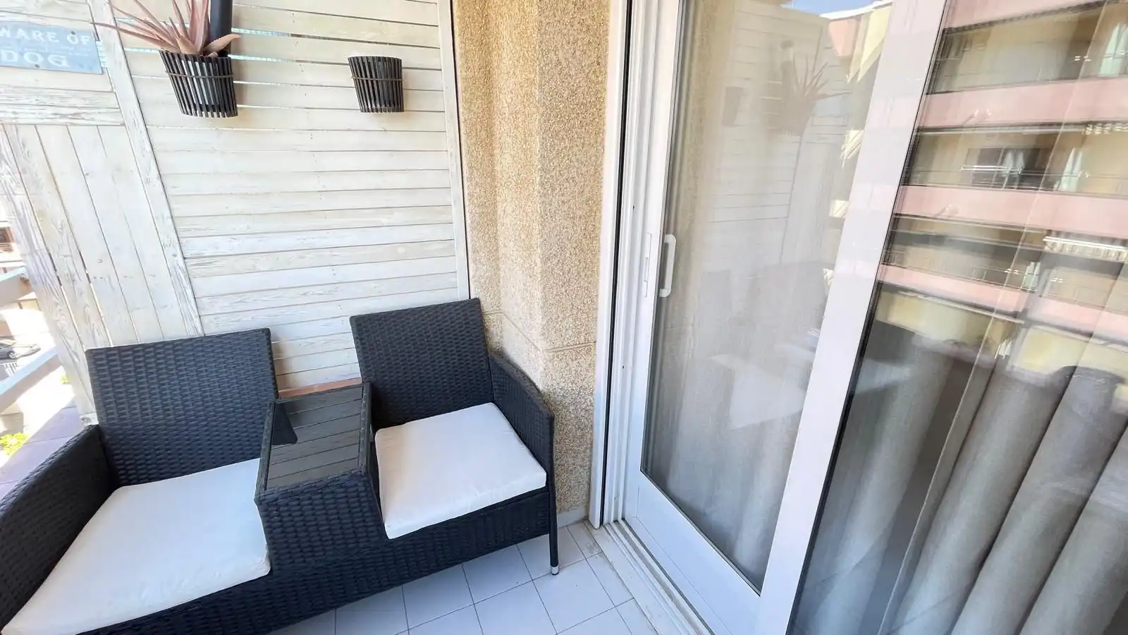 Terraza de Apartamento en venta en Pineda de Mar con Aire acondicionado, Amueblado y Piscina comunitaria