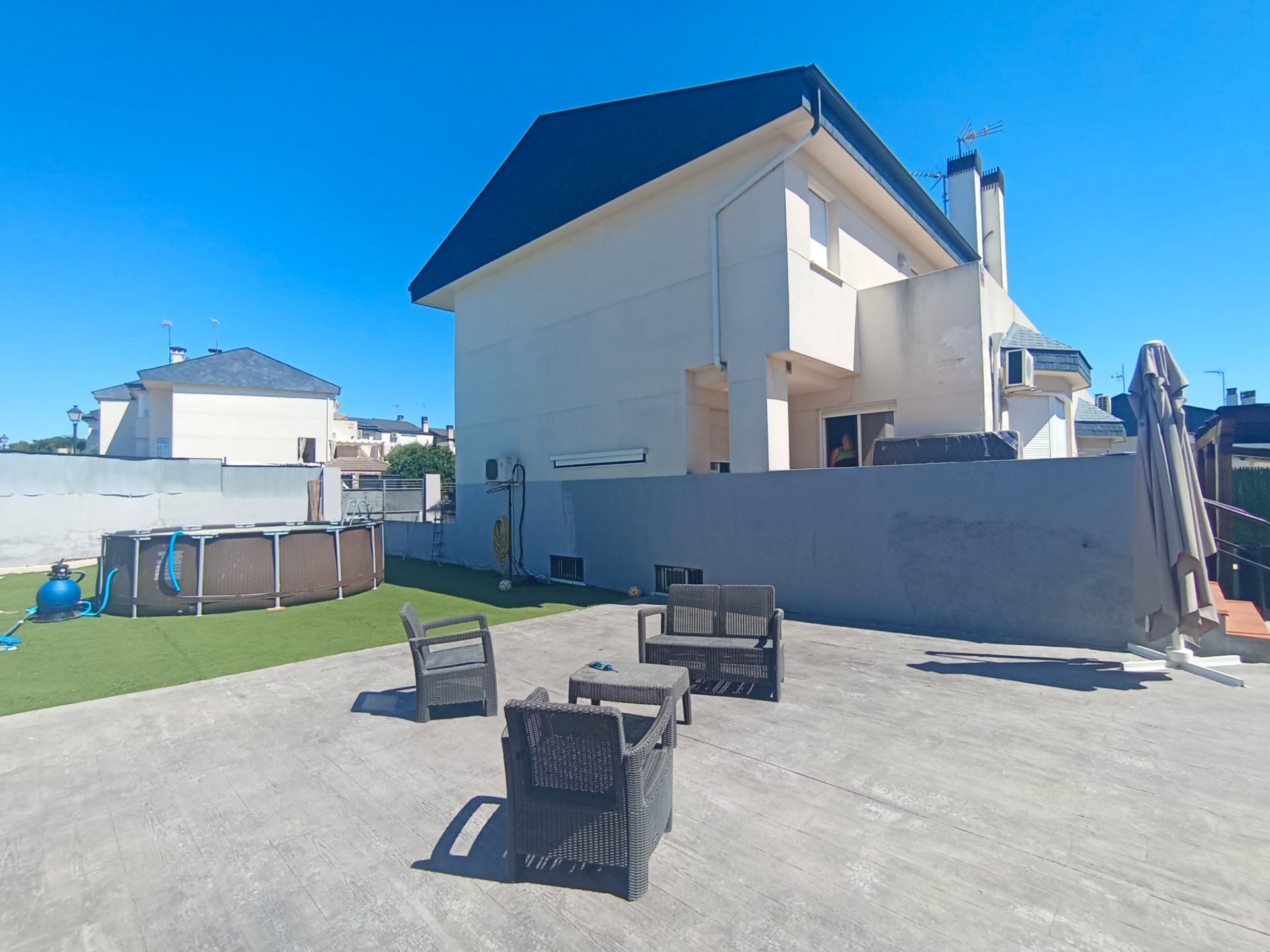 Terraza de Casa o chalet en venta en Serranillos del Valle con Calefacción, Jardín privado y Terraza