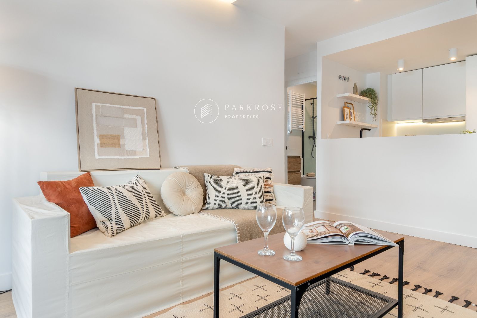 Living room of Flat for sale in  Barcelona Capital  with Air Conditioner, Heating and Terrace