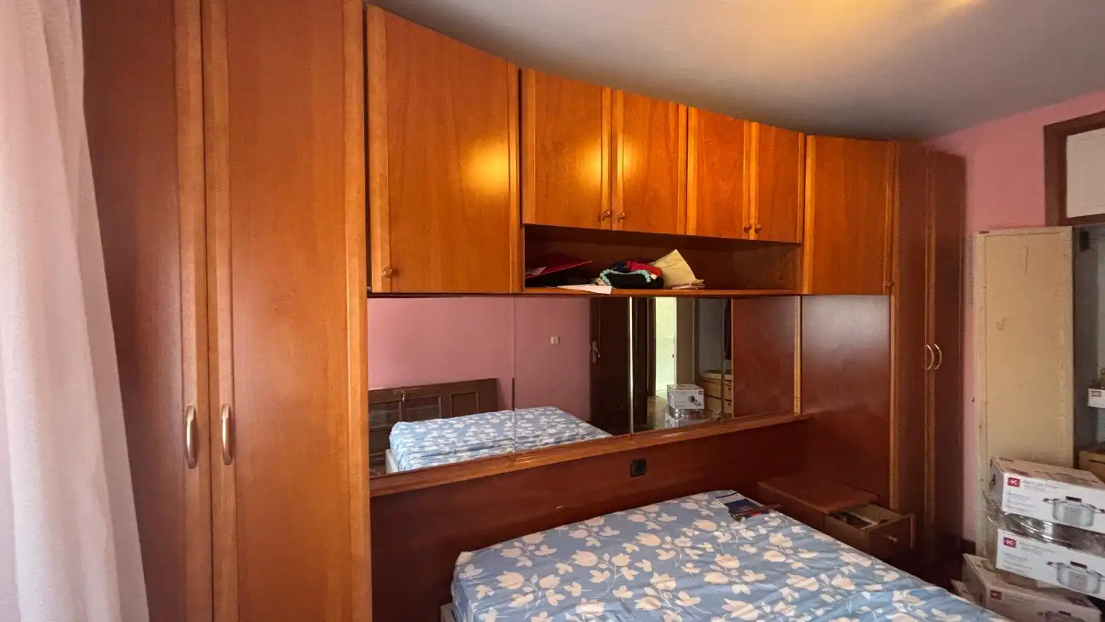 Schlafzimmer von Wohnung zum Verkauf in Rasines mit Heizung, Möbliert und Ofen