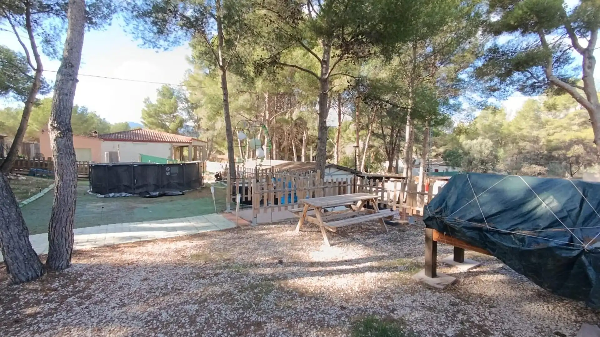 Jardín de Finca rústica en venta en Tibi con Jardín privado