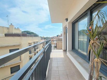 Balcony of Attic for sale in Sant Andreu de Llavaneres  with Air Conditioner, Heating and Parquet flooring