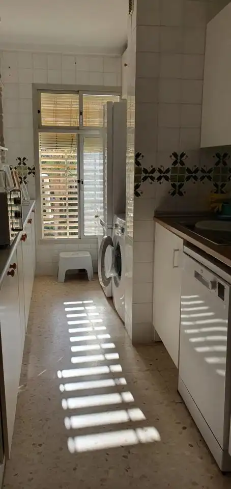 Cocina de Piso de alquiler en Sanlúcar de Barrameda con Terraza y Balcón