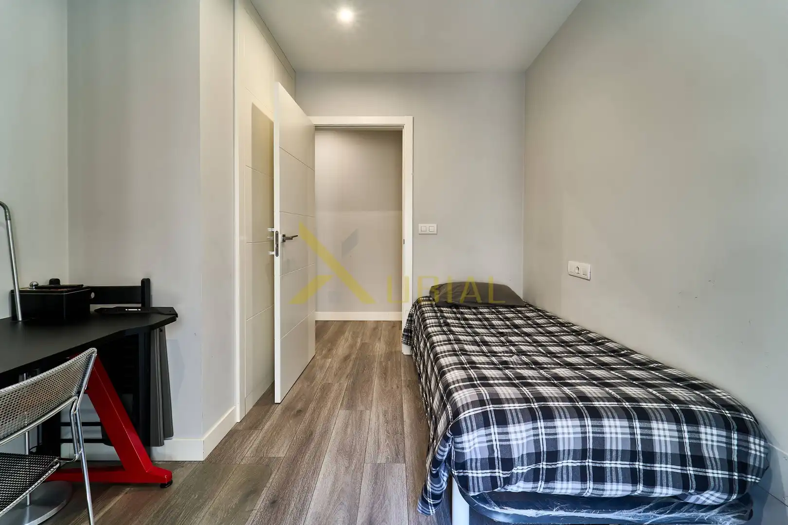 Bedroom of Flat for sale in A Coruña Capital   with Storage room, Furnished and Balcony
