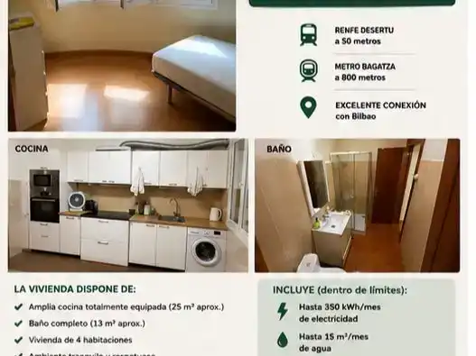 Bedroom of Flat for share in Barakaldo   with Furnished