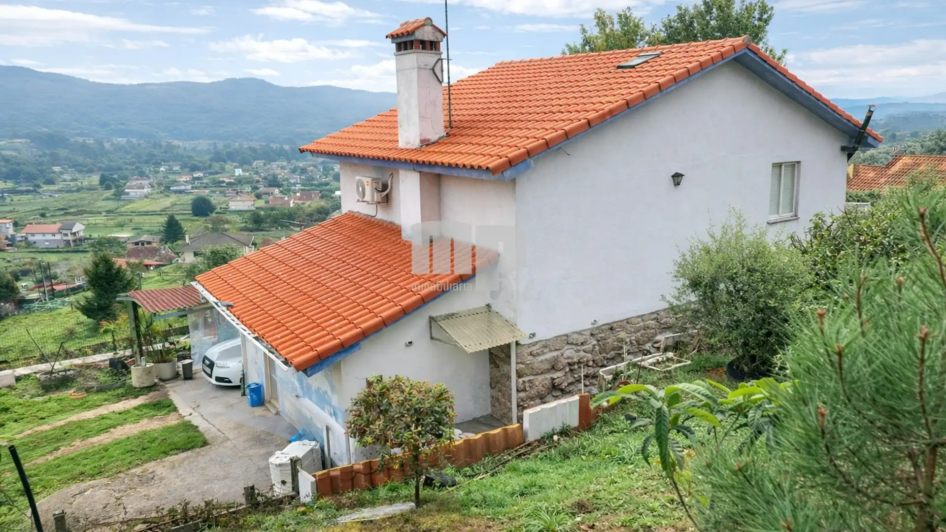 Vista exterior de Casa o chalet en venta en Ponteareas con Calefacción, Jardín privado y Trastero