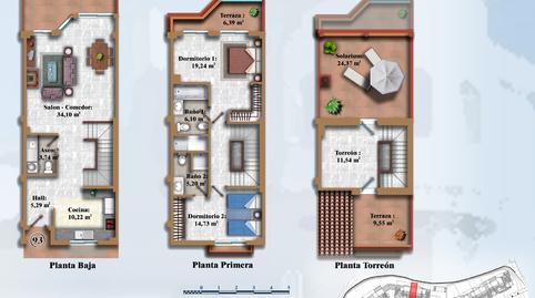 Foto 3 de Casa adosada en venda a Avenida General Caffarena, 18, Buenavista - Lauro Golf, Alhaurín de la Torre