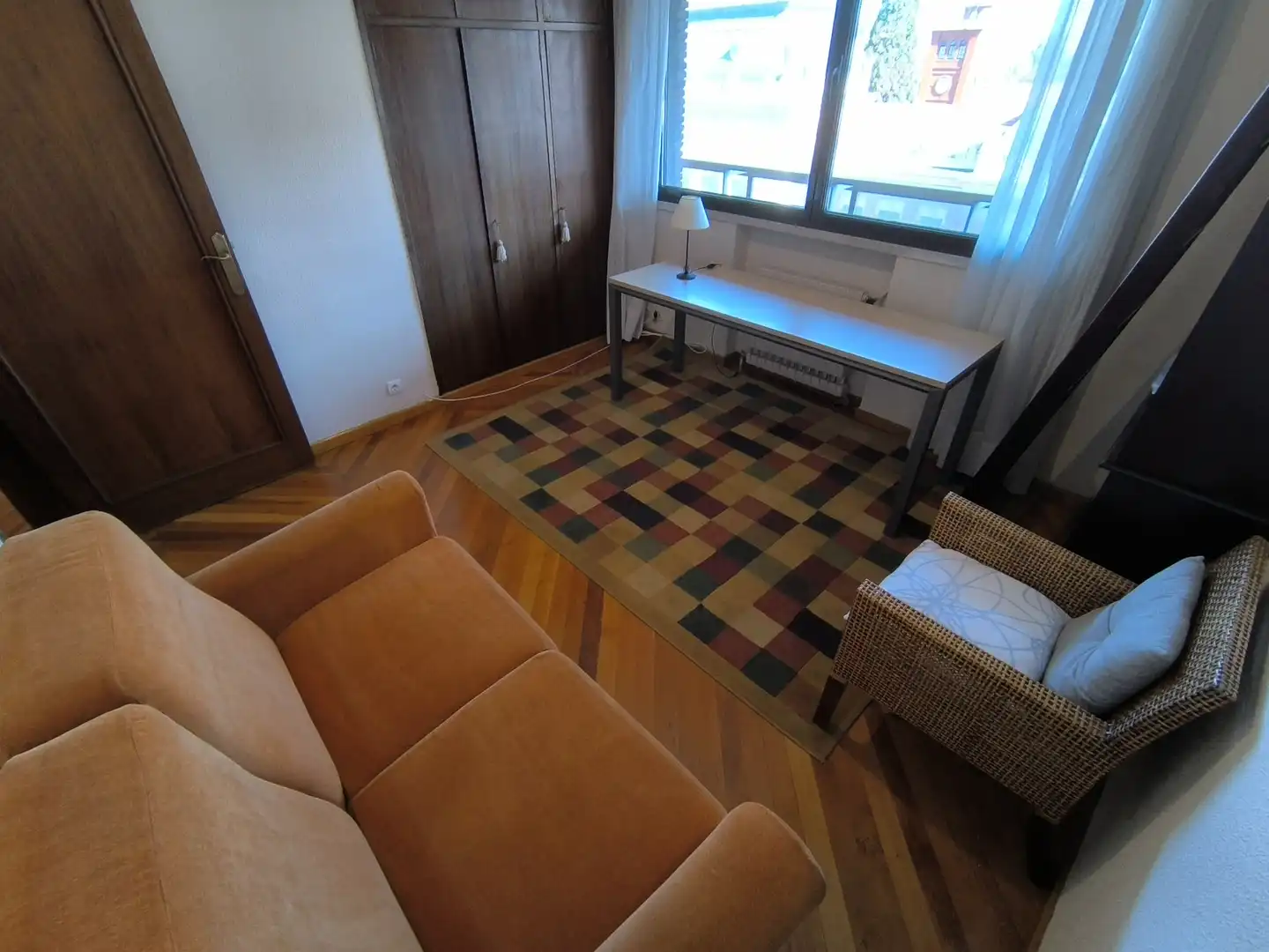 Wohnzimmer von Wohnung zum Verkauf in Palencia mit Heizung, Terrasse und Ofen
