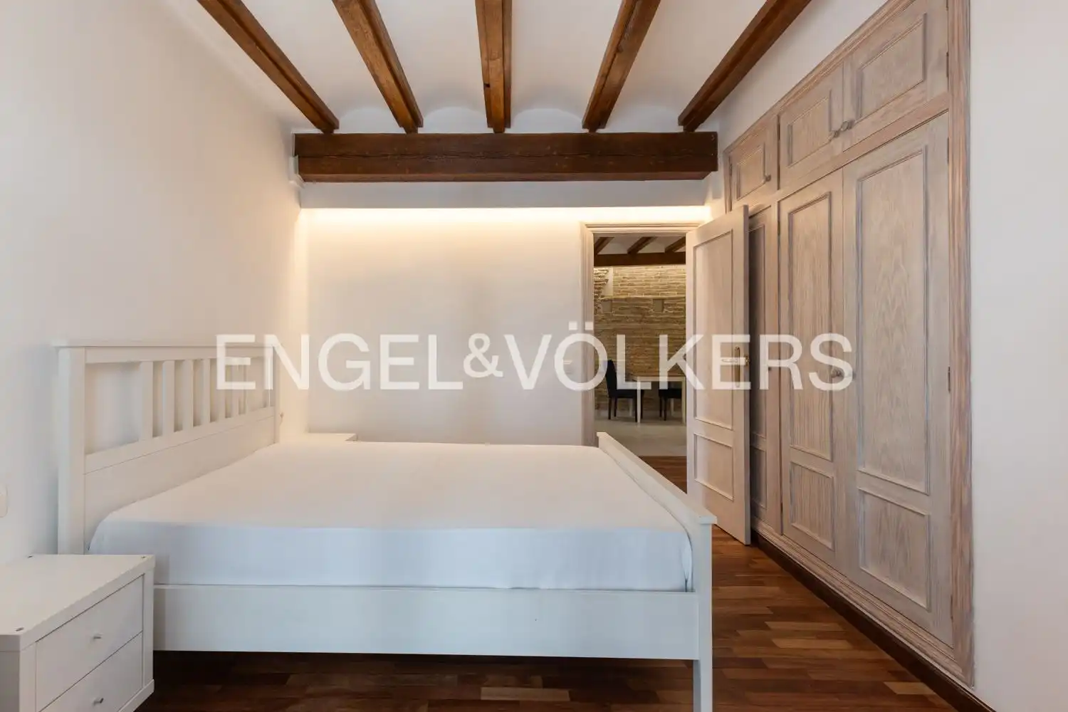 Bedroom of Flat for sale in Valencia  with Air Conditioner, Heating and Parquet flooring