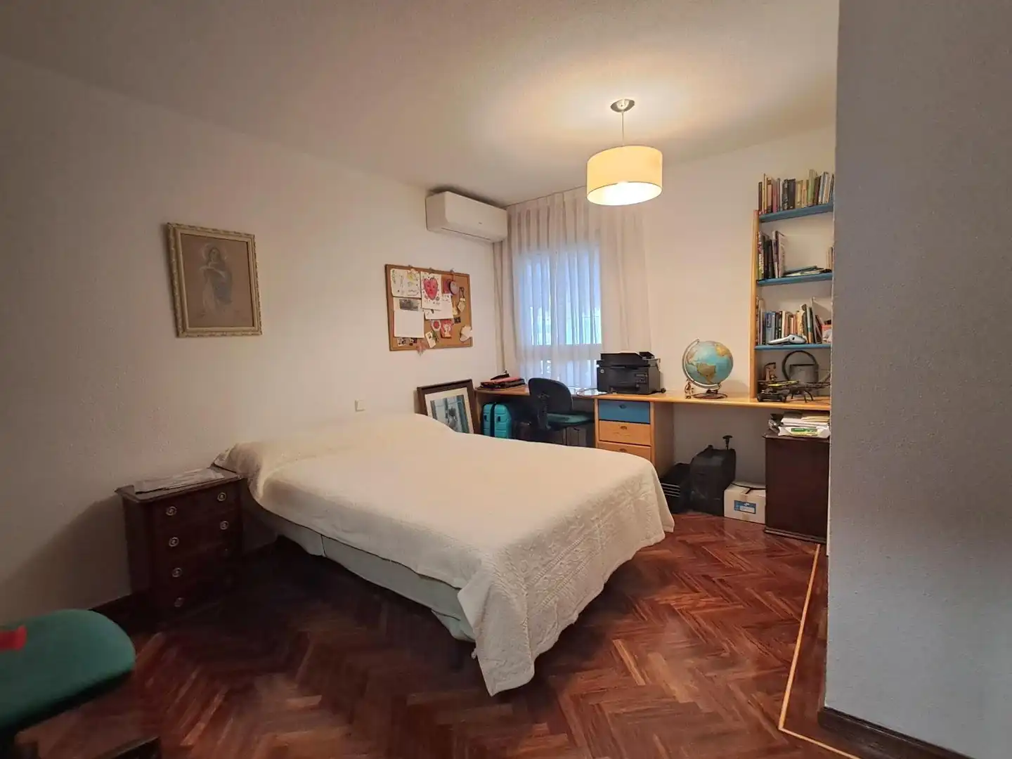 Bedroom of Flat for sale in Madrid  with Air Conditioner, Heating and Private garden