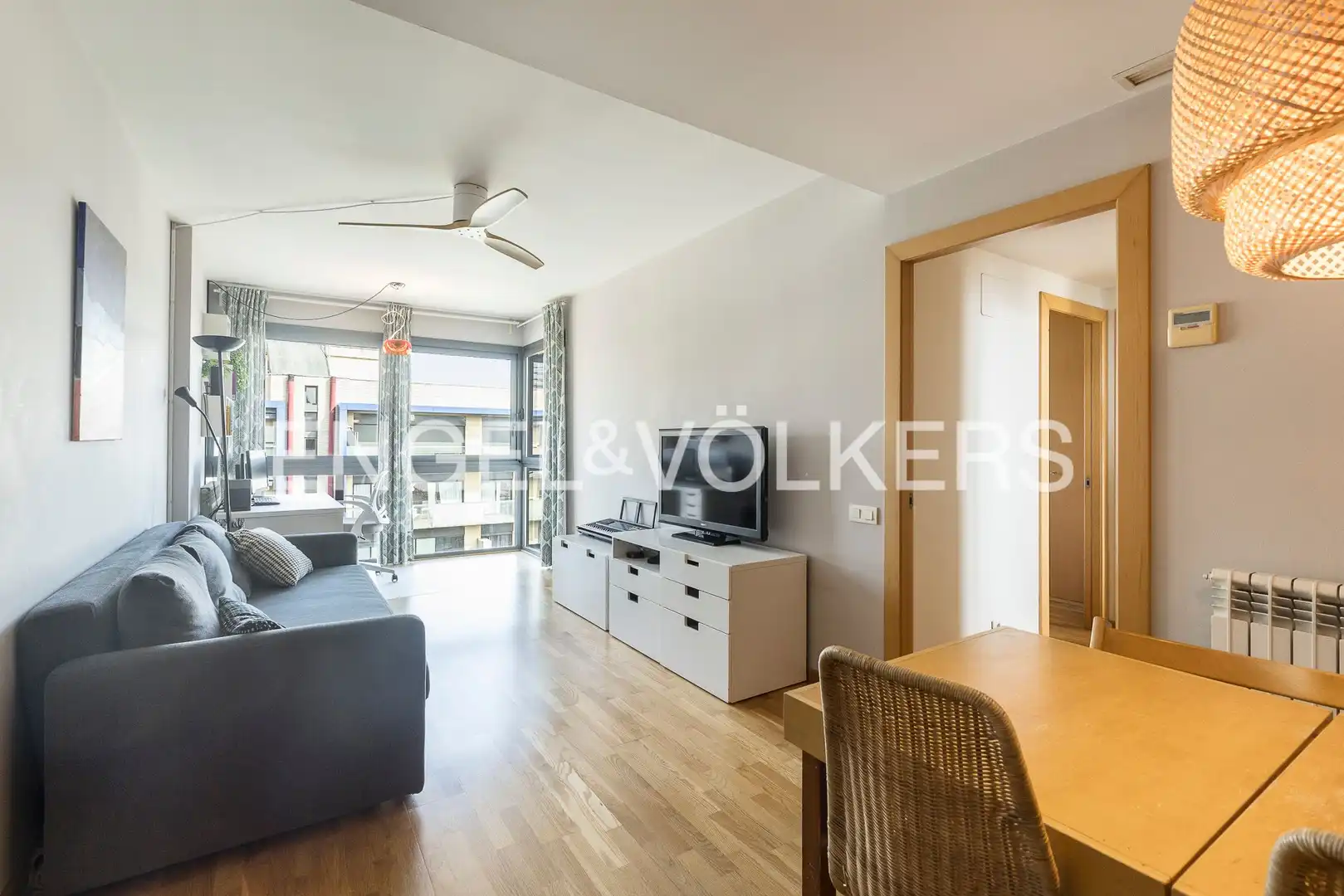Living room of Flat for sale in Barcelona  with Air Conditioner, Heating and Private garden