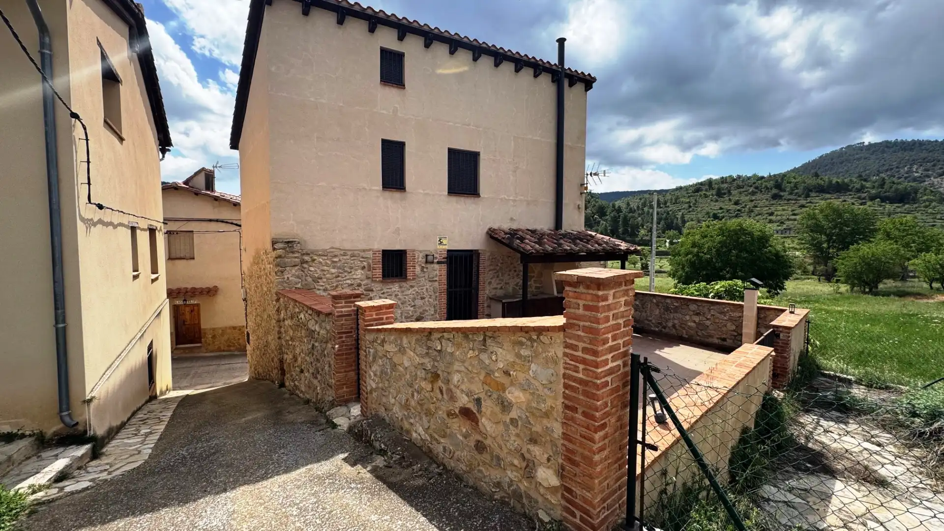 Vista exterior de Casa o chalet en venta en Herbers con Terraza y Amueblado